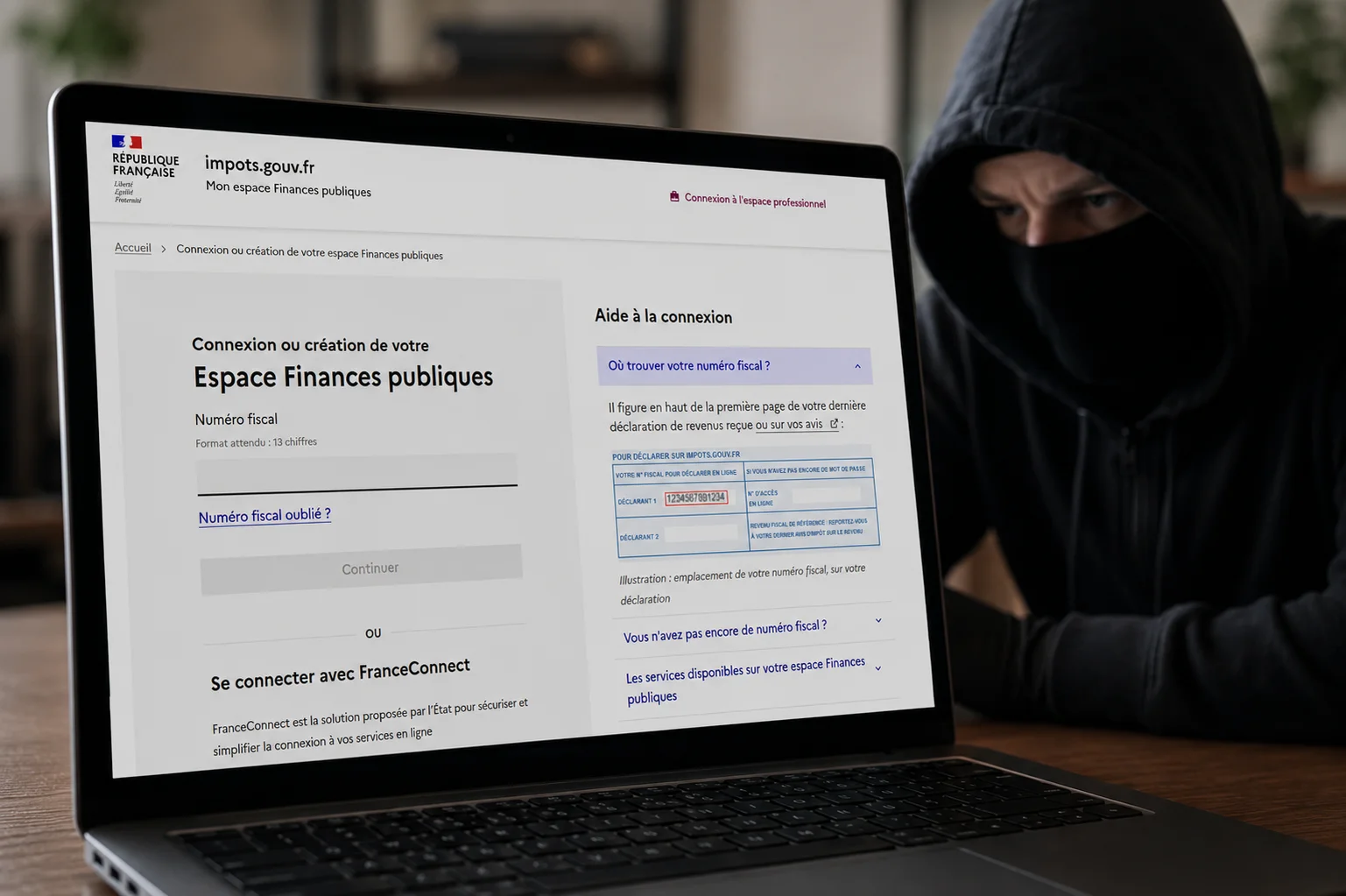 piratage impot gouv