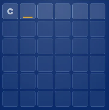Grille du jeu Motus en ligne